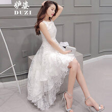 妒姿（DUZI） 碎花 不規(guī)則 連衣裙