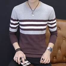 博仕頓 長(cháng)袖 男士T恤 卡其-不加絨 