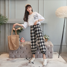黑白格女t