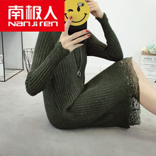 時尚蕾絲毛衣，微胖妹子的好幫手