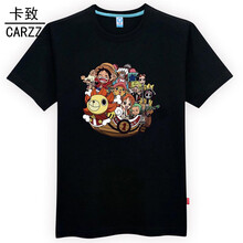 卡致（CARZZ） 短袖 男士T恤 HZ黑色 