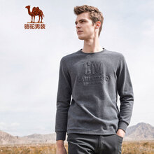 駱駝（CAMEL） 長袖 男士T恤 深灰 XL，L，M，XXL，XXXL
