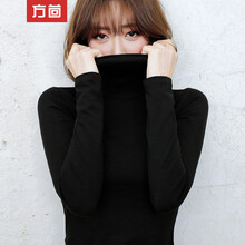 純色堆堆領(lǐng)打底衫