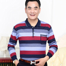 古萊登（GODLIKE） 長(zhǎng)袖 男士T恤 酒紅色7681 