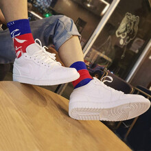 耐克（NIKE）籃球鞋情侶款純白男553558-109 