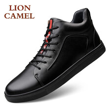 獅王駱駝（LIONCAMEL）男士黑色*單鞋2069 48