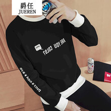 騎士普?。≒utino Rider） 長袖 男士T恤 T01英文長袖黑色 S，XL，L，XXL，M