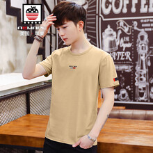 AEMAPE 短袖 男士T恤 卡其 XL，L，M，XXXL，XXL