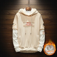 千哲琪（QIANZHEQI） 長袖 男士T恤 卡其加絨 XL，L，XXL，XXXL，M