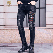 凡轉(zhuǎn)（FANZHUAN）   男士牛仔褲