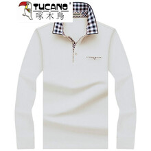 啄木鳥(niǎo)（TUCANO） 長(cháng)袖 男士T恤 米白（薄款） 