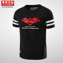 木村三社（MuCunSanShe） 短袖 男士T恤 黑色雙杠蝙蝠俠07 