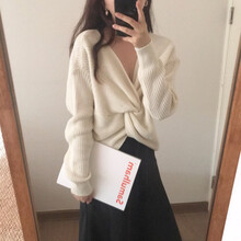 復(fù)古長(zhǎng)袖針織衫，打造優(yōu)雅小仙女