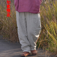 女式民族風(fēng)棉褲