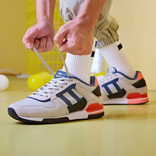 鴻星爾克（ERKE）跑步鞋淺灰/道奇藍 39