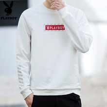 playboy 長(cháng)袖 男士T恤 白色-06 