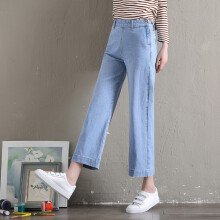 元素,新款,样式,韩版肥大牛仔裤,趋势,流行