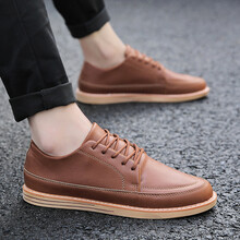 力沃克（LWOK）男士7011單鞋棕色 40