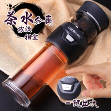 創(chuàng)意雙層玻璃杯，喝出健康好水