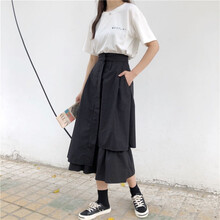 高腰半身裙，打造夏日小仙女