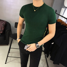 其他品牌 長(zhǎng)袖 男士T恤 5111軍綠色短袖 S，XL，L，M