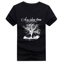 賓宇兄弟（BINYUXD） 短袖 男士T恤 幸福樹黑色 S，XL，L，XXXL，加大，XXL，M