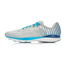 李寧（LI-NING）跑步鞋白/微晶灰/亮光藍(lán) 40