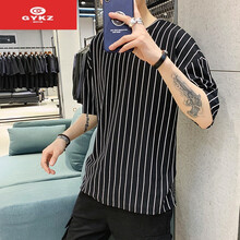 GYKZ 短袖 男士T恤 黑色 