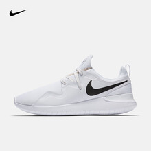 耐克（NIKE）跑步鞋休閑白色黑勾AA2160-104 42