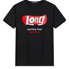 瑞托崔普 短袖 男士T恤 LONG-黑色 