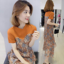 ounegd 純色 流蘇 連衣裙