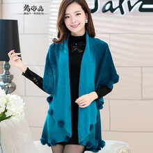 优衣品 2014秋季女士开衫大码女装斗篷外套女