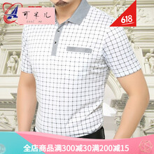 其他品牌 短袖 男士T恤 6607黑格【真口袋】 