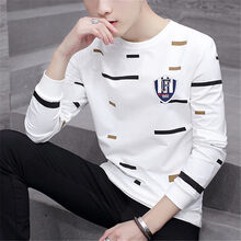 凌登（LingDeng） 長袖 男士T恤 1711白色單件 XL，L，XXL，M，XXXL