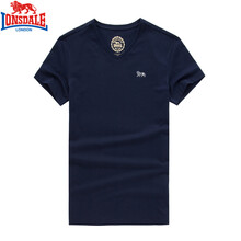 龍獅戴爾 短袖 男士T恤 深藍色 