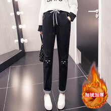加厚,牛仔,少女,牛仔褲,褲女,少女,怎么樣
