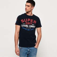 Superdry 短袖 男士T恤 日食海軍藍 