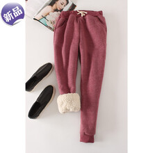 修身條紋長(cháng)褲，微胖妹子的福音！