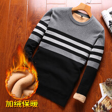 億型閣（YIXINGGE） 長(zhǎng)袖 男士T恤 0842黑色-加絨 XL，L，XXL，M，XXXL