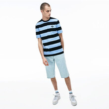 LACOSTE 短袖 男士T恤 8ZJ/藍(lán)色+黑色 
