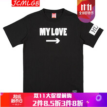 JCMLGB 短袖 男士T恤 黑色MYLOVE 