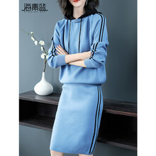 海青藍(lán)（CYANINE SEA）  鏈條，抽繩 連衣裙