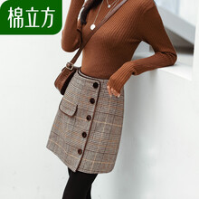 高腰毛呢裙，打造優(yōu)雅女人味