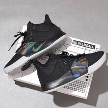 耐克（NIKE）籃球鞋AO2608-003保羅喬治3 黑曜石黑彩虹實(shí)戰(zhàn)  42.5