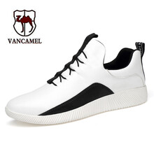 西域駱駝（VANCAMEL）男士白色-單鞋 39