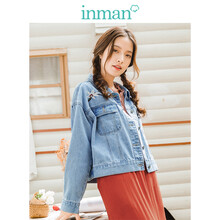 茵曼（INMAN）  長(zhǎng)袖 女 短外套 繡花