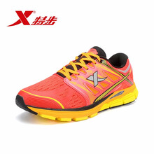 特步（XTEP）跑步鞋6116紅黃 
