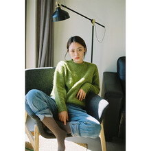 小肉，寬松長(cháng)袖針織外套拯救你