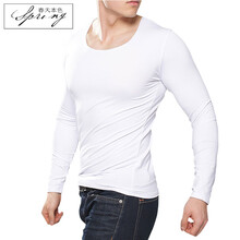 春天本色（SPRING NATURAL COLOR） 長(cháng)袖 男士T恤 米白 XL