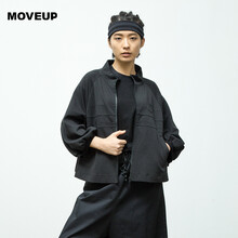 幻走（MOVEUP）  長(zhǎng)袖 女 短外套 拼接